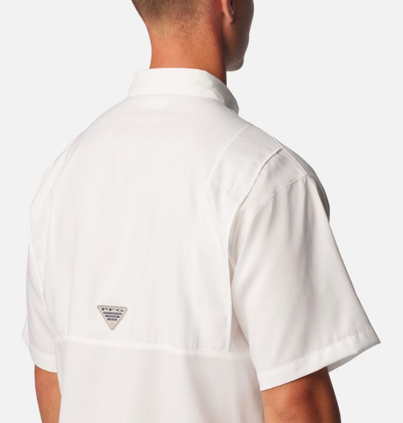 White Columbia PFG Tamiami II Short Sleeve Men's Shirt | 57402EBZH