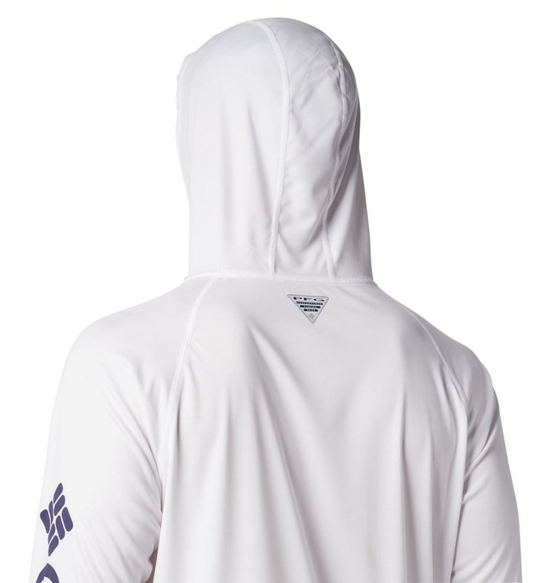 White Columbia PFG Terminal Tackle Men's Hoodie | 09475ENVG