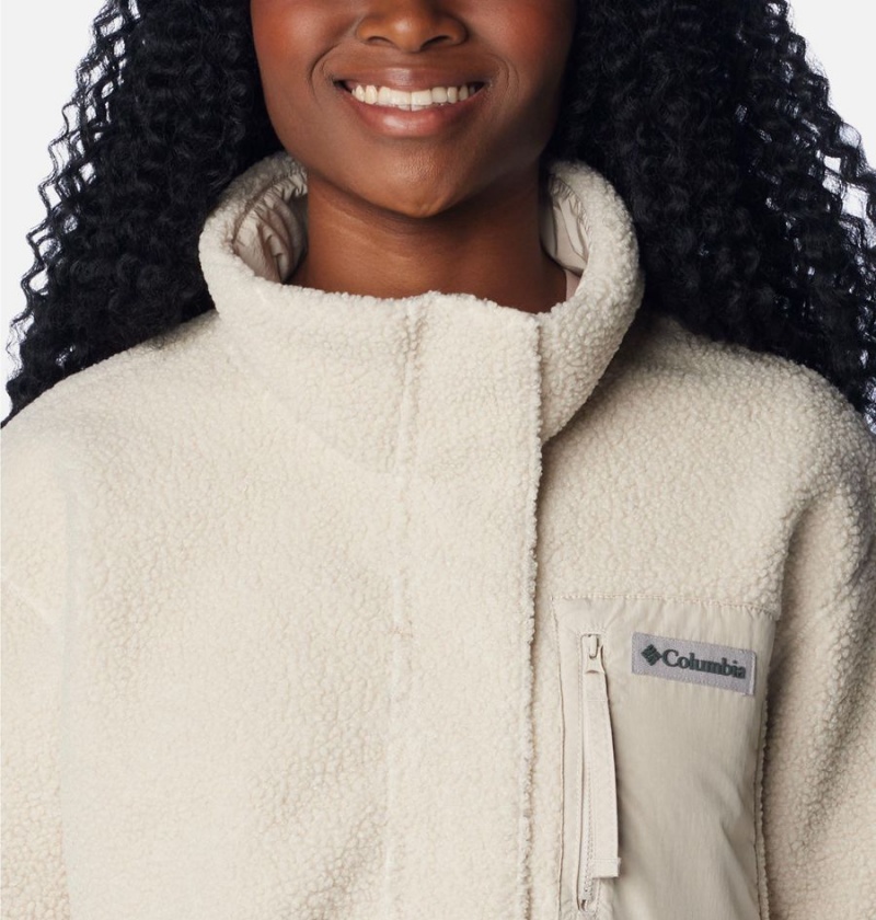 White Columbia Panorama Full Length Women's Fleece Jacket | 16287QDFU