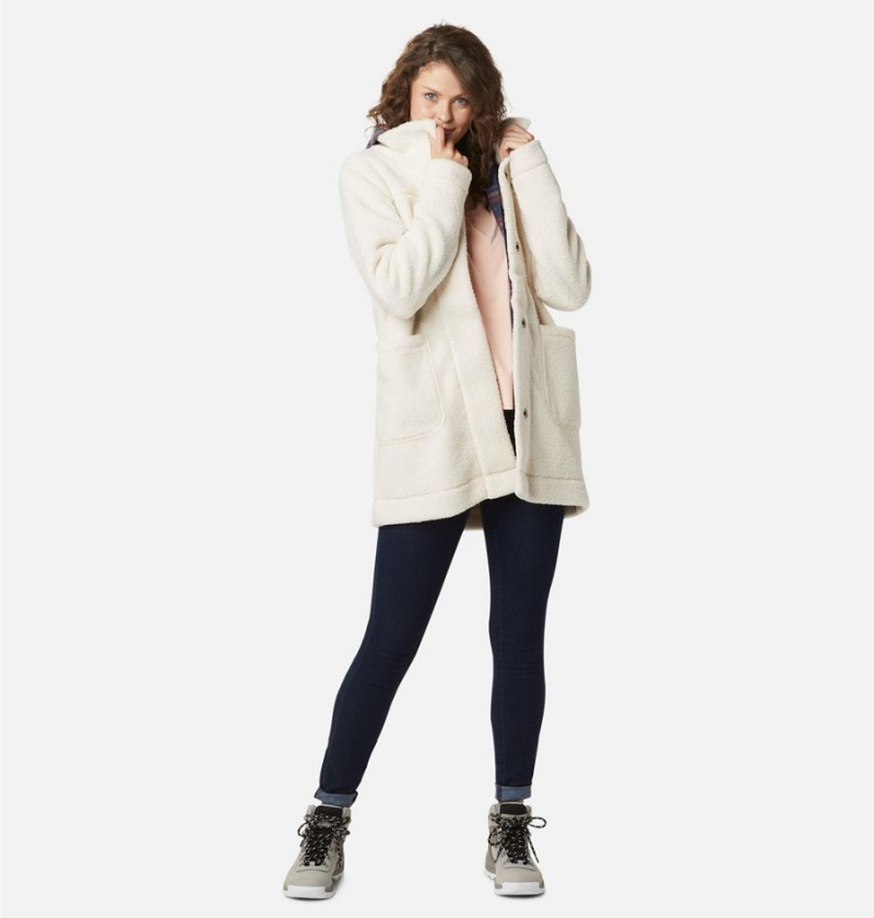 White Columbia Panorama Long Women's Fleece Jacket | 10347HQCA