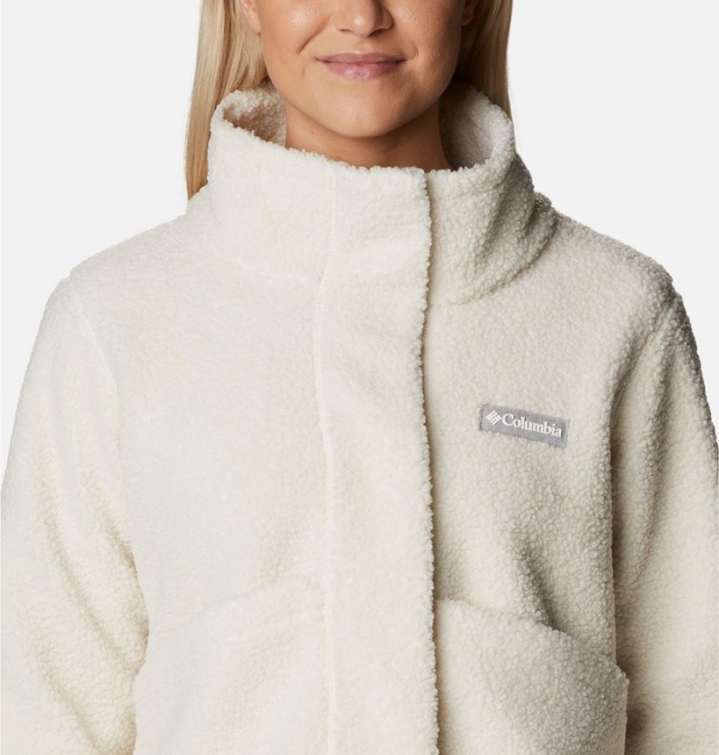 White Columbia Panorama Snap Women's Fleece Jacket | 15684DKHQ