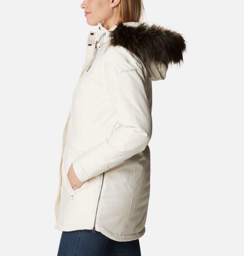 White Columbia Payton Pass Insulated Women's Coats | 49835JIFO