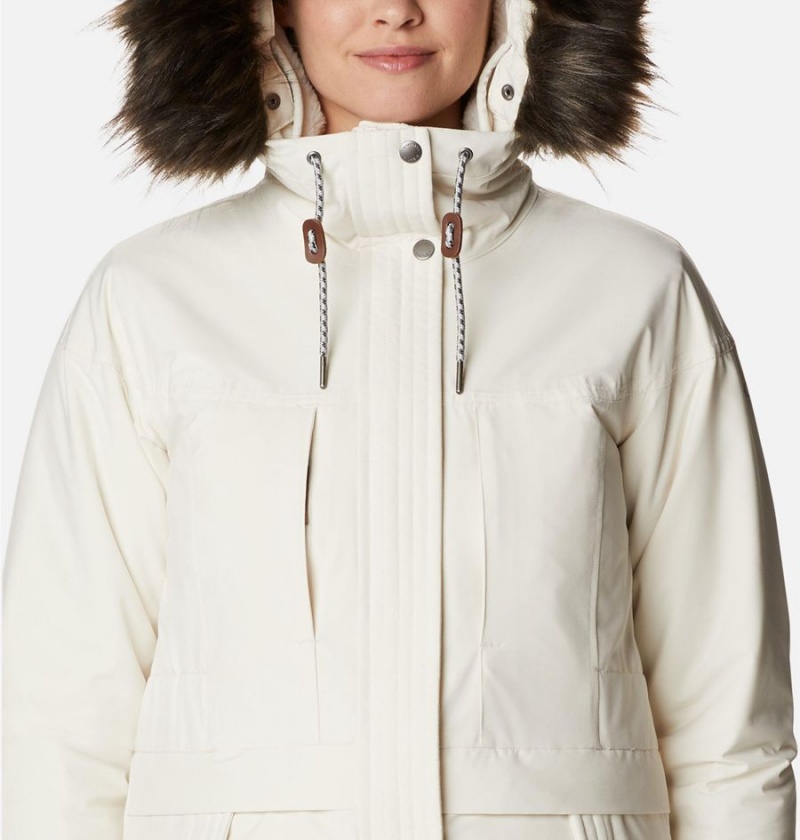 White Columbia Payton Pass Insulated Women's Coats | 49835JIFO