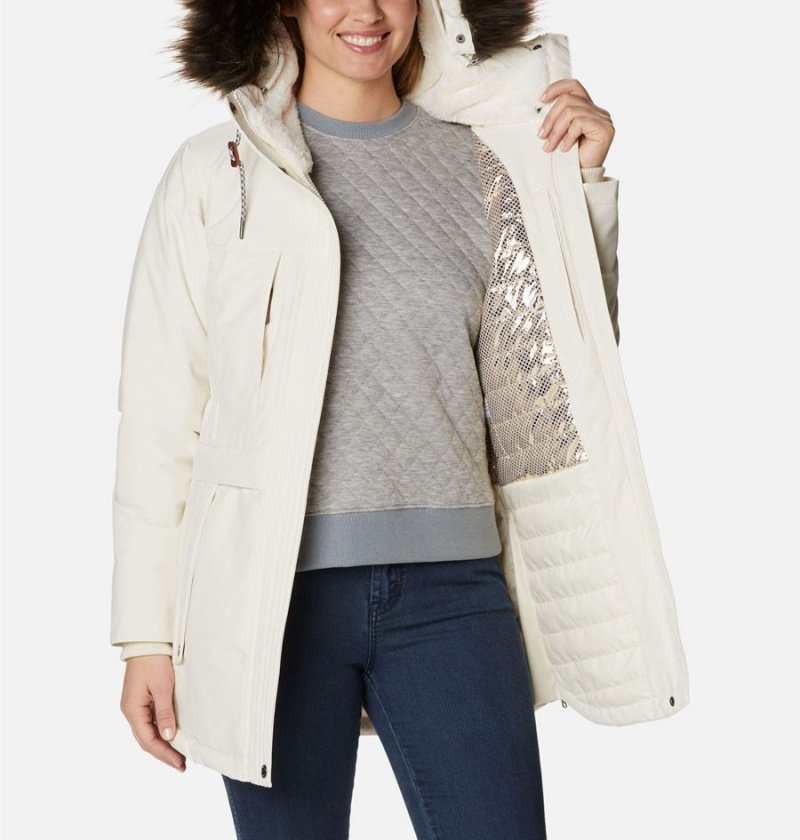 White Columbia Payton Pass Insulated Women's Coats | 49835JIFO