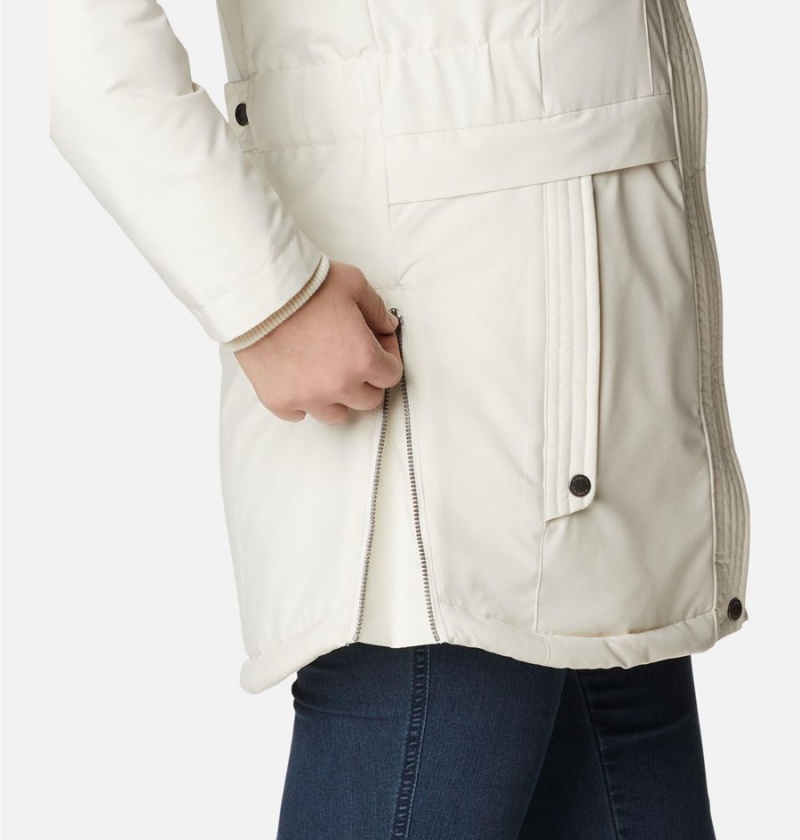 White Columbia Payton Pass Insulated Women's Coats | 49835JIFO