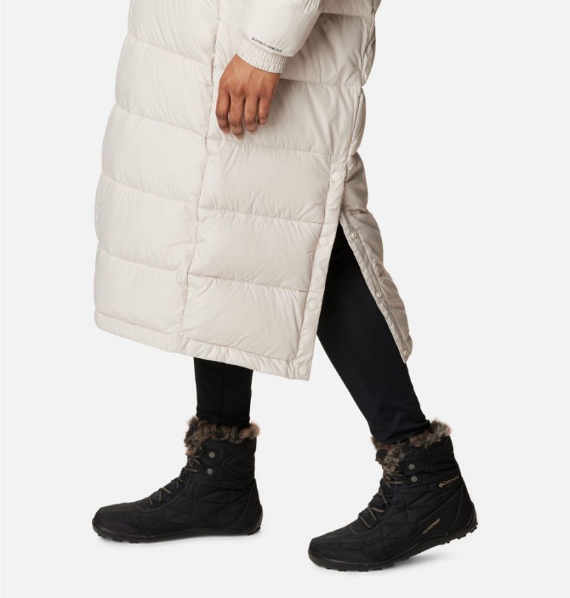 White Columbia Pike Lake II Long Women's Puffer Jacket | 28075CBDO