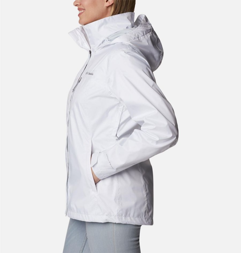 White Columbia Pouration Women's Rain Jacket | 34268GMOP