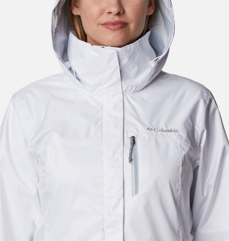 White Columbia Pouration Women's Rain Jacket | 34268GMOP