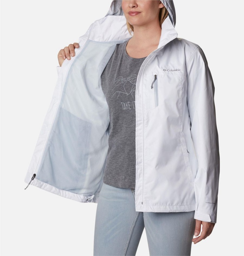 White Columbia Pouration Women's Rain Jacket | 34268GMOP