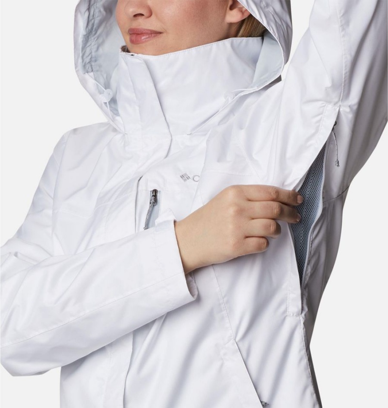 White Columbia Pouration Women's Rain Jacket | 34268GMOP