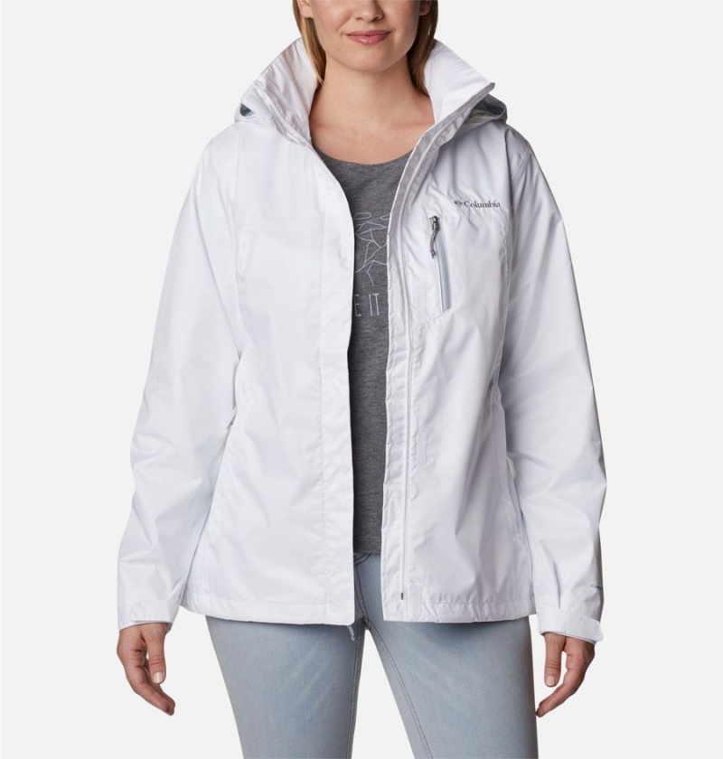 White Columbia Pouration Women's Rain Jacket | 34268GMOP