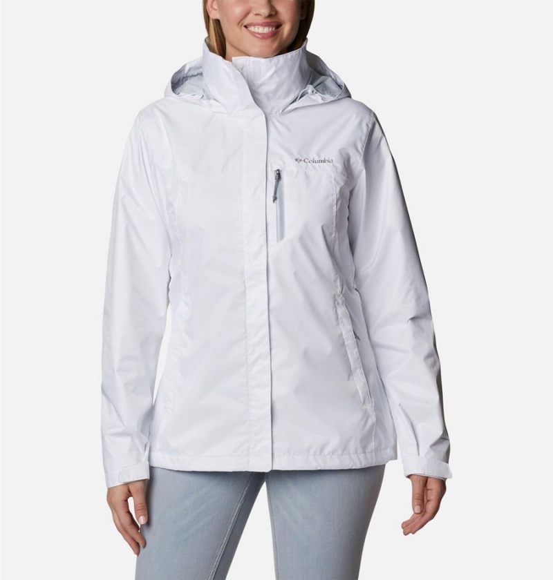 White Columbia Pouration Women\'s Rain Jacket | 34268GMOP