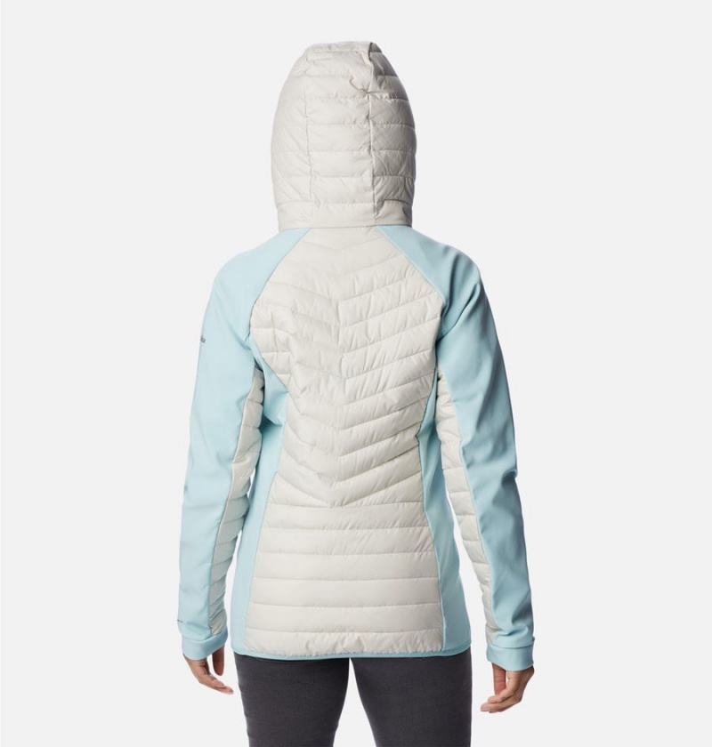 White Columbia Powder Lite Hybrid Hooded Women's Puffer Jacket | 54290LHBO