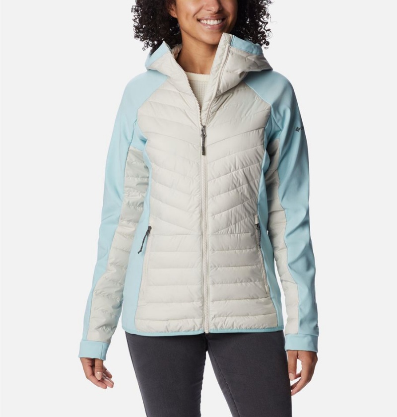 White Columbia Powder Lite Hybrid Hooded Women\'s Puffer Jacket | 54290LHBO