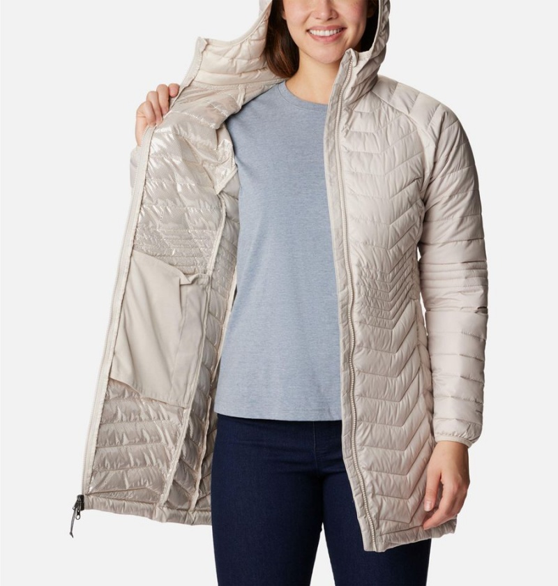 White Columbia Powder Lite Mid Women's Puffer Jacket | 41075XYRF