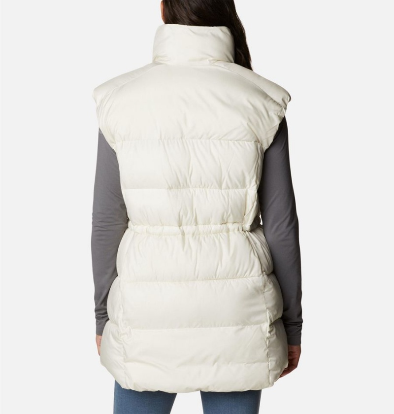 White Columbia Puffect Mid Women's Vest | 89507YMNT