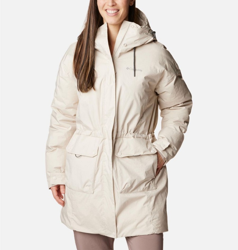 White Columbia Rosewood Women\'s Coats | 89704IHSC