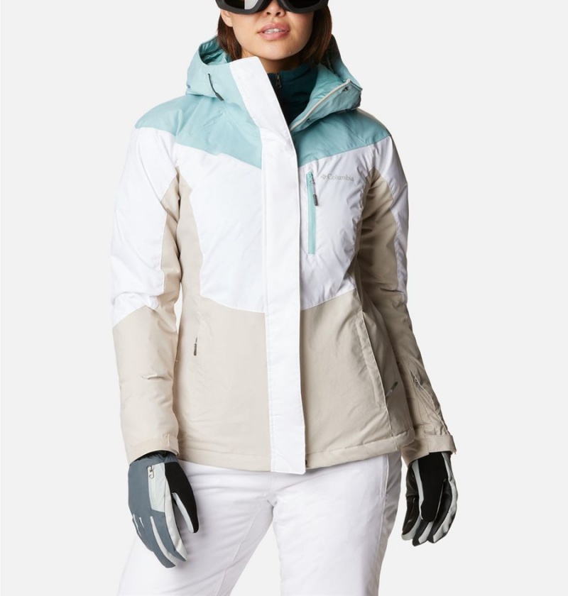 White Columbia Rosie Run Insulated Women\'s Ski Jacket | 06239JYAO