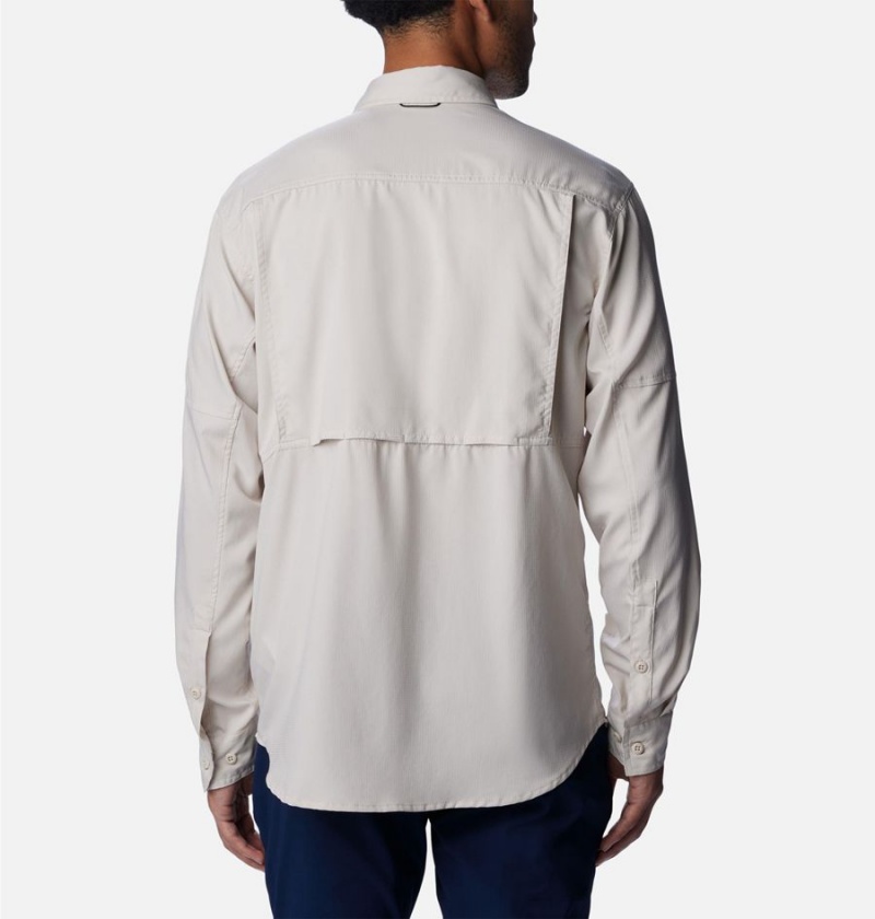 White Columbia Silver Ridge Utility Lite Long Sleeve Men's Shirt | 87096QBGL