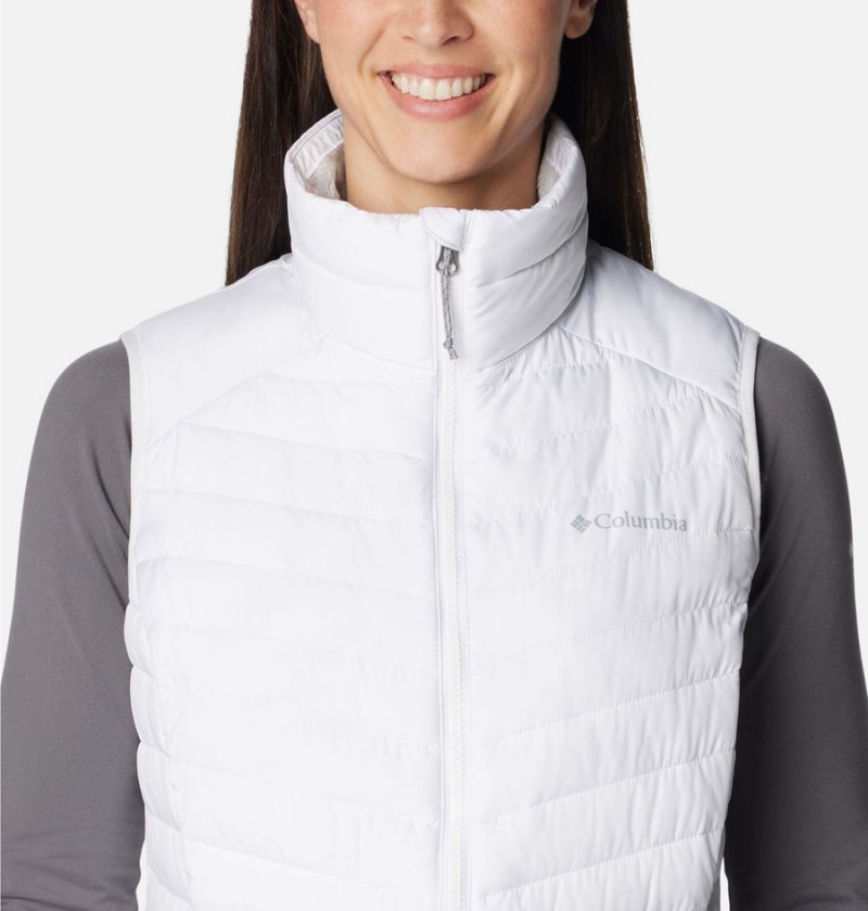 White Columbia Slope Edge Long Women's Vest | 56134NHOA