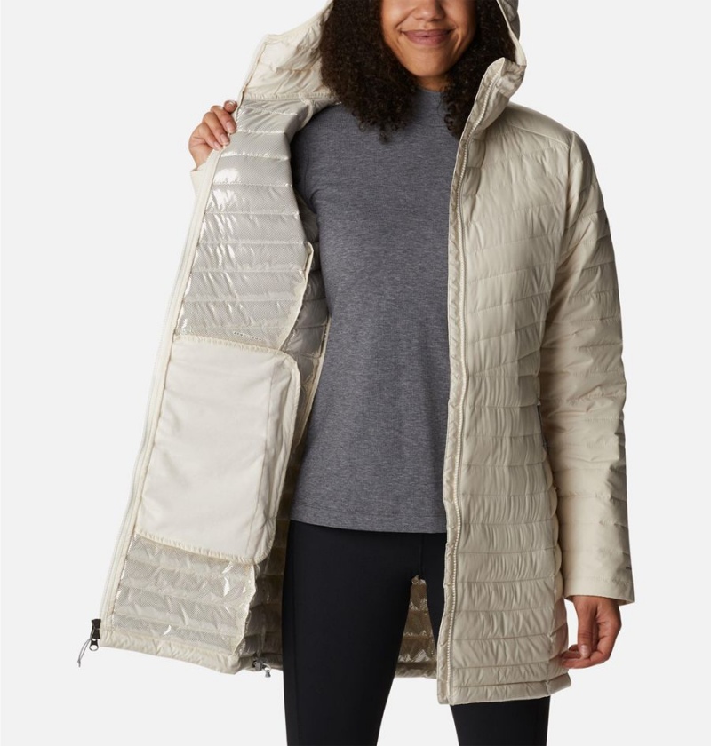 White Columbia Slope Edge Mid Women's Coats | 94872EDLN