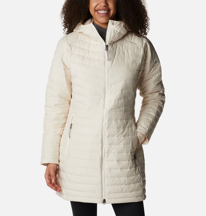 White Columbia Slope Edge Mid Women\'s Coats | 94872EDLN