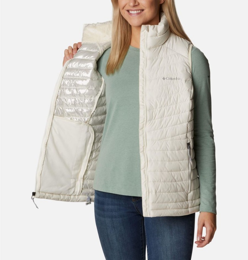 White Columbia Slope Edge Women's Vest | 62794YTFD