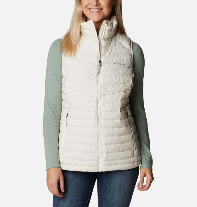 White Columbia Slope Edge Women\'s Vest | 62794YTFD