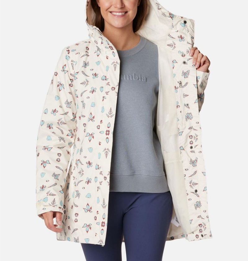 White Columbia Splash A Little II Women's Rain Jacket | 60523KFQP