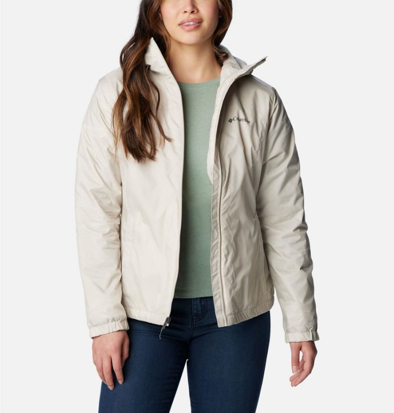 White Columbia Switchback Sherpa Lined Women's Rain Jacket | 73592LCXN