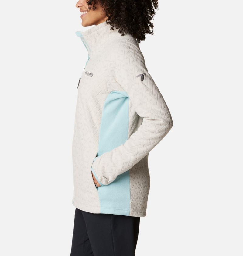 White Columbia Titan Pass 3.0 Full Zip Women's Fleece Jacket | 86470ZVFO