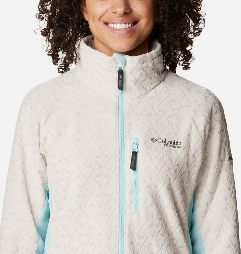 White Columbia Titan Pass 3.0 Full Zip Women's Fleece Jacket | 86470ZVFO