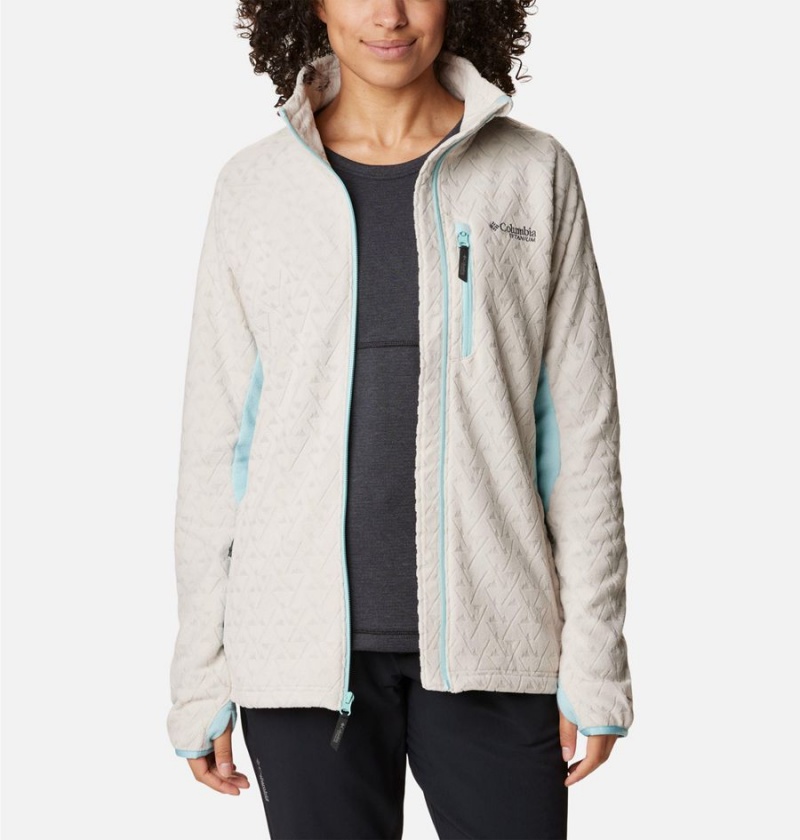 White Columbia Titan Pass 3.0 Full Zip Women's Fleece Jacket | 86470ZVFO