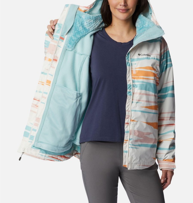 White Columbia Tunnel Falls II Interchange Women's 3 In 1 Jackets | 83146QVBU