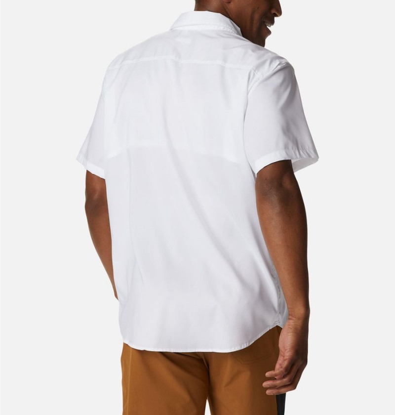 White Columbia Utilizer II Solid Short Sleeve Men's Shirt | 60391FAUK