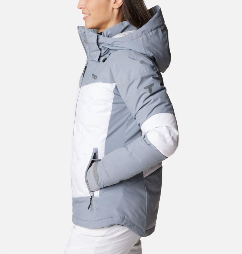 White Columbia Wildcard III Down Women's Ski Jacket | 41352KDJR