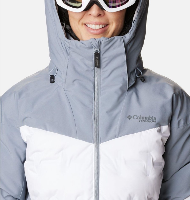 White Columbia Wildcard III Down Women's Ski Jacket | 41352KDJR