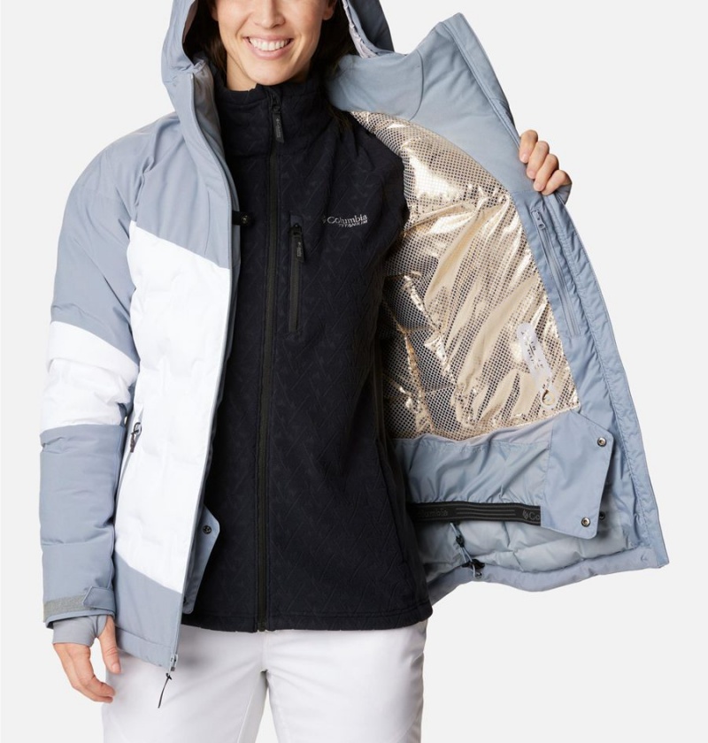 White Columbia Wildcard III Down Women's Ski Jacket | 41352KDJR