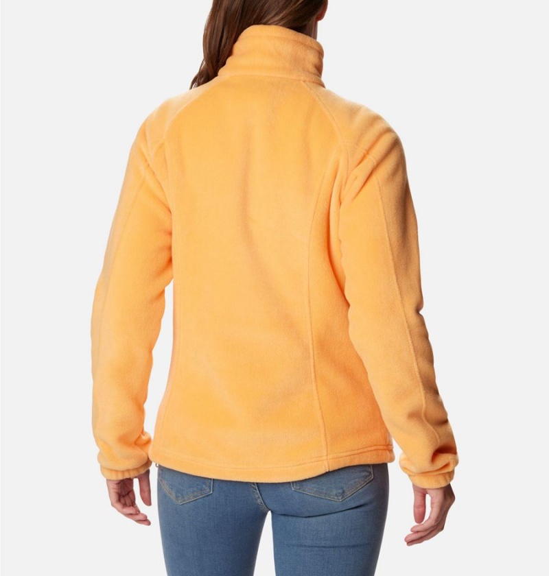 Yellow Columbia Benton Springs Full Zip Women's Fleece Jacket | 52186DPFQ