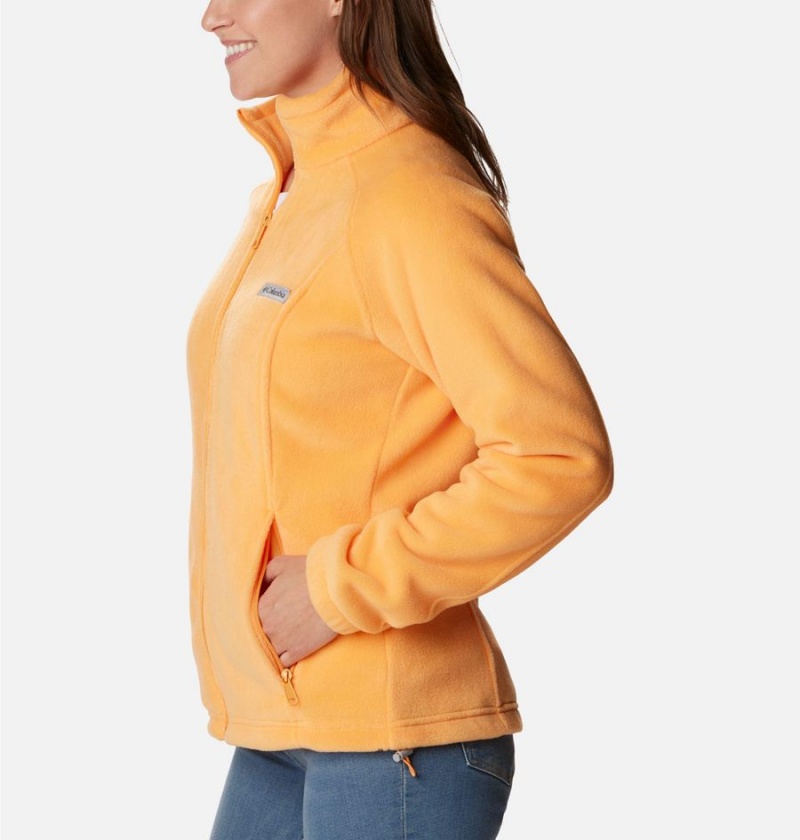 Yellow Columbia Benton Springs Full Zip Women's Fleece Jacket | 52186DPFQ