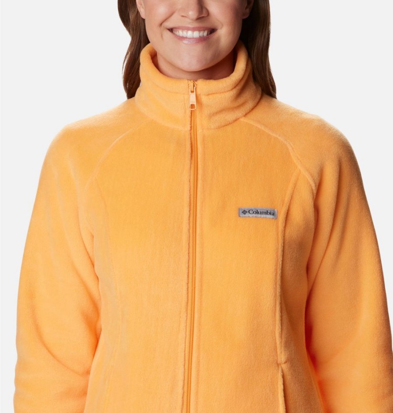 Yellow Columbia Benton Springs Full Zip Women's Fleece Jacket | 52186DPFQ