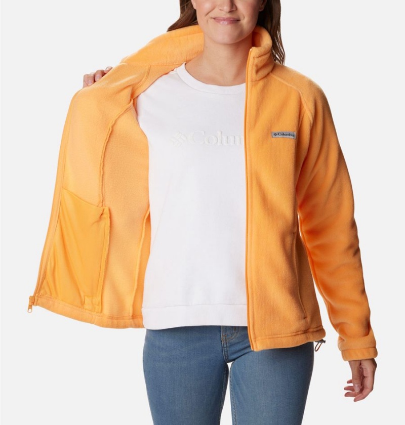 Yellow Columbia Benton Springs Full Zip Women's Fleece Jacket | 52186DPFQ