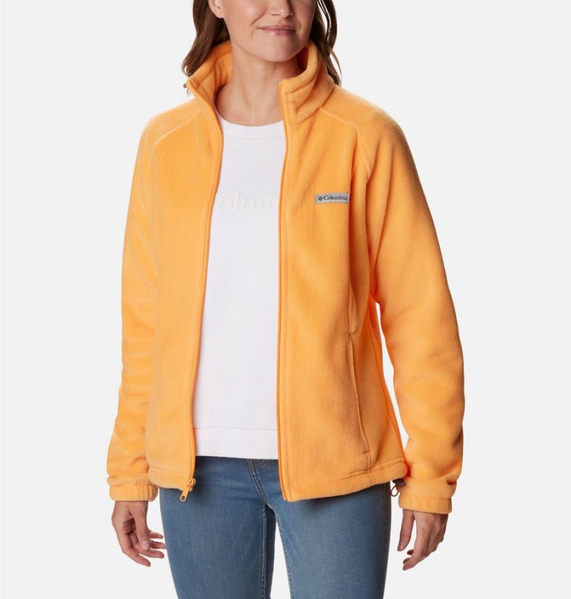 Yellow Columbia Benton Springs Full Zip Women's Fleece Jacket | 52186DPFQ