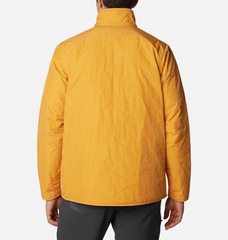 Yellow Columbia Birchwood Insulated Men's Puffer Jacket | 83654NPHQ