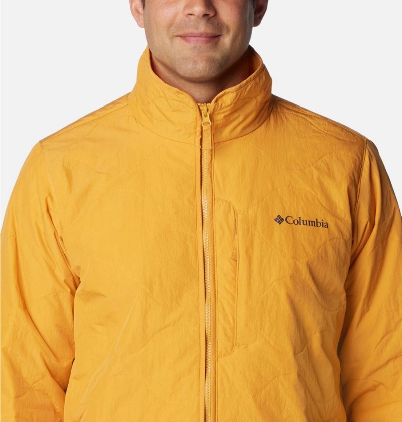 Yellow Columbia Birchwood Insulated Men's Puffer Jacket | 83654NPHQ