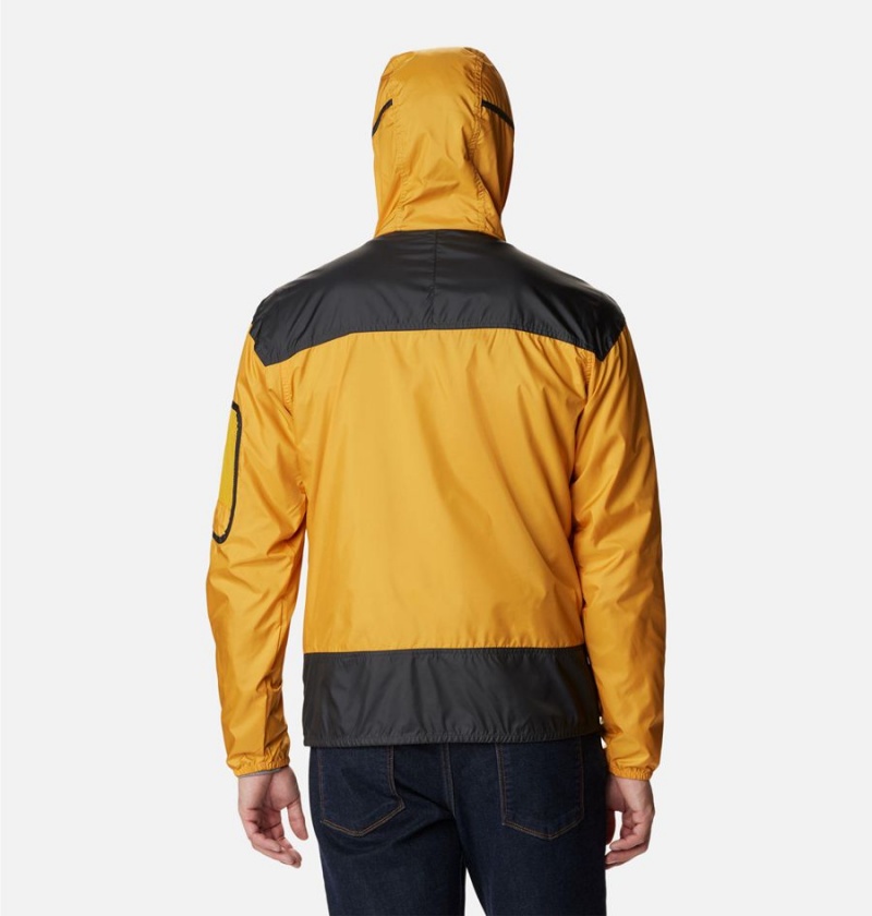 Yellow Columbia Challenger Men's Windbreaker | 78902ZUPG