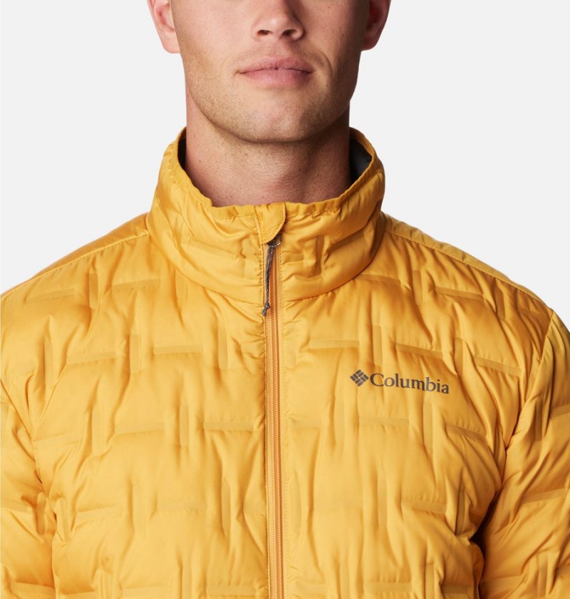 Yellow Columbia Delta Ridge Insulated Men's Puffer Jacket | 50137GRCX