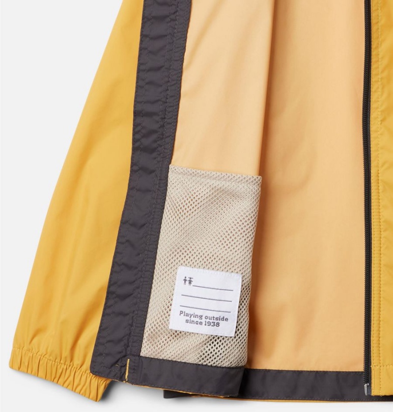 Yellow Columbia Glennaker Kids' Jacket | 10472ENIM