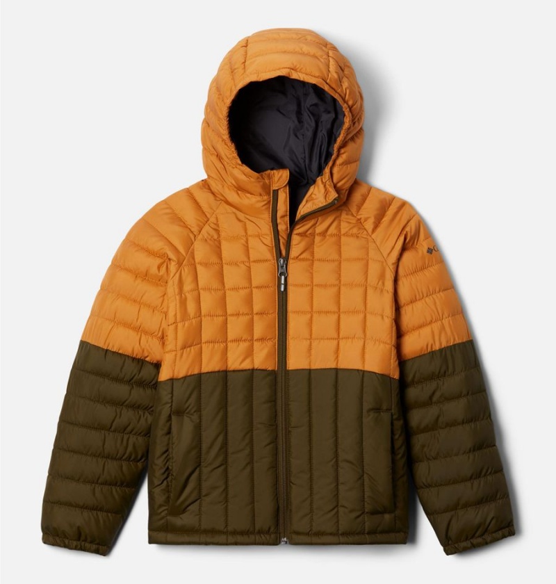 Yellow Columbia Humphrey Hills Puffer Kids\' Jacket | 64128XAQN