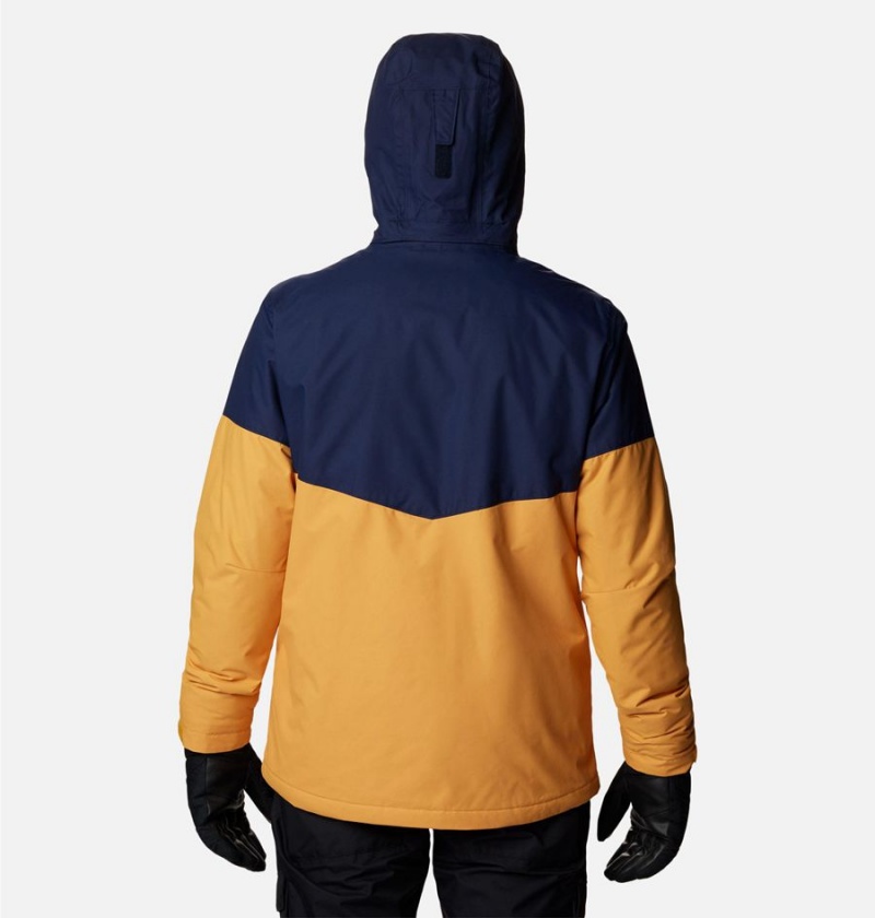 Yellow Columbia Last Tracks Insulated Men's Ski Jacket | 67138VAZF